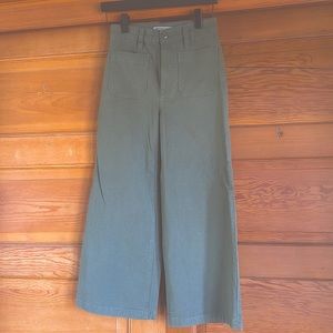 J. Crew Point Sur Cropped Wide Leg Pants